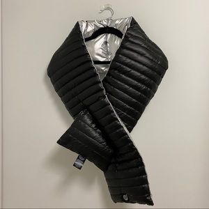 Think Royln Two-Tone Puffer Pull through Scarf